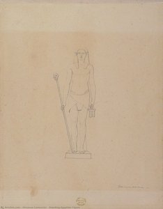 Standing Egyptian Figure — Vincenzo Camuccini
