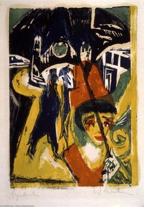 Cocotte On The Road — Ernst Ludwig Kirchner