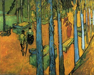 Les Alychamps, Autumn — Vincent Willem Van Gogh