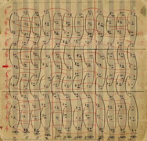 Suite, Op. 29 - Bi-directional Twelve-tone Row Chart — Arnold Schoenberg
