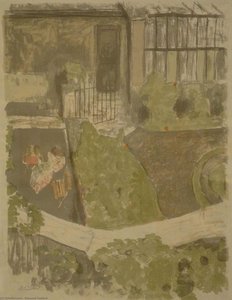 The Garden Outside The Workshop — Jean-édouard Vuillard
