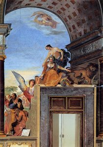 Fame Showing The Wandering Philosophers To Tuscany And Munificence — Giovanni Mannozzi
