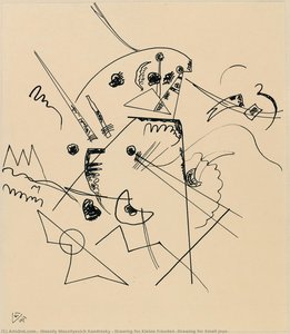 Drawing For Kleine Freuden (drawing For Small Joys) — Wassily Wassilyevich Kandinsky