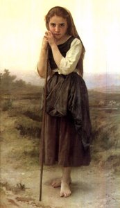 The Little Shepherdess — William-adolphe Bouguereau
