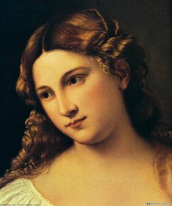 Flora (detail) — Titian