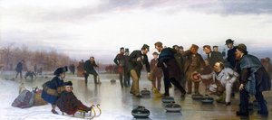 Curling, - A Scottish Game, at Central Park