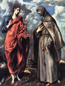 Sankt Johannes Und Sankt Franz — El Greco