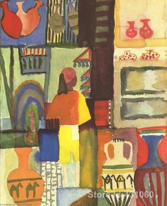 Dealer With Jugs — August Macke