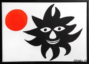 赤日のタイトルは日本語で「赤い太陽」となります。 — アレクサンダー・ミルヌ・カルダー