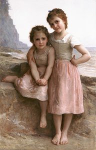 On The Beach — William-adolphe Bouguereau
