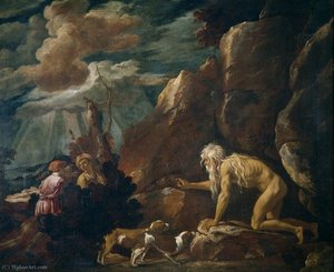 San Juan Crisóstomo — Pedro Orrente