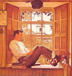 Willie Gillis In College — Norman Rockwell