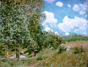La Strada Da Versailles A Saint-germain — Alfred Sisley