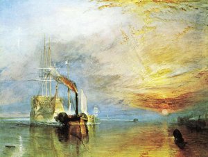 The Fighting Temeraire'', Tugged To Her Last Berth To Be Broken Up, 1838'' — Joseph Mallord William Turner
