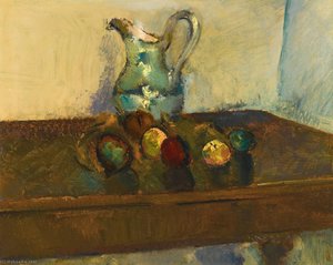 Still Life with Apples and Pitcher