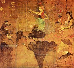 Panel For La Goulue's Booth — Henri De Toulouse-lautrec