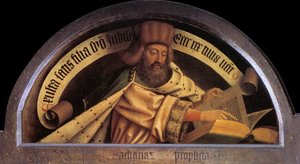 El Profeta Zacarias: El Retablo De Gante — Jan Van Eyck