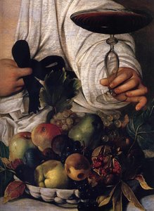 Bacchus (detail) — Caravaggio