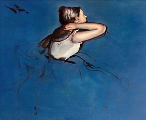 Sedící Tanečnice V Profilu — Hilaire-germain-edgar Degas
