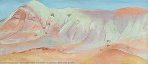 Lavendelhügel Mit Grün — Georgia O’keeffe