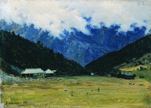 Landscape In Svanetia — Nikolai Aleksandrovich Yaroshenko
