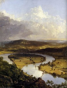 View from Mount Holyoke, Northamptom, Massachusetts, after a Thunderstorm (detail)