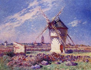 Windmills Near The Town Of Batz — فرديناند دو بويغودو