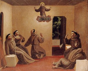 Apparition Of St Francis At Arles — Fra Angelico