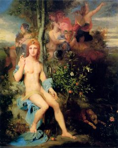 Apollo Und Die Neun Muses — Gustave Moreau
