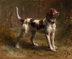 Ein Limier-briquet-bracke — Rosa Bonheur