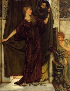 Not At Home — Lourens Alma Tadema