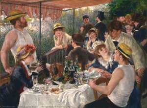 The Luncheon Of The Boating Party — Pierre-auguste Renoir