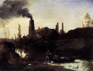 Rolling Mill — Carl Blechen