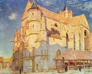 Church Of Moret — Alfred Sisley