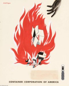 Fire Steals Too Much Of An Important Resource, From The Early Series — Herbert Bayer