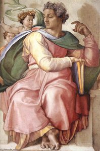Isaiah (detail) — Michelangelo Buonarroti