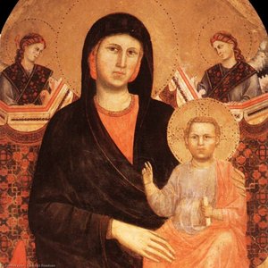 Madonna And Child (detail) — Giotto Di Bondone