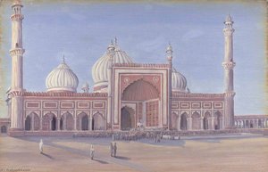 La Grande Moschea Di Delhi, India — Marianne North