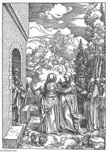 Life Of The Virgin: 8. The Visitation — Albrecht Dürer