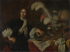 Posthumous Portrait Of Aucke Stellingwerff, Admiral Of Friesland, Killed In 1665 At Lowestoft By A Cannonball, Lodewijk Van Der Helst, 1670 — Lodewijk Van Der Helst