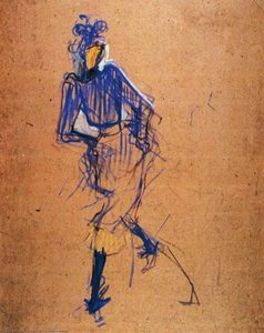Jane Avril Dancing — Henri De Toulouse-lautrec