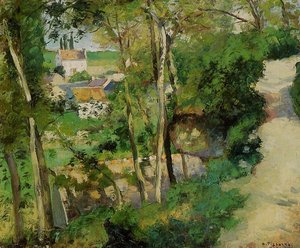 The Rising Path, Pontoise — Camille Pissarro