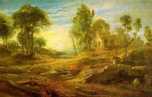 Landscape With A Watering Place — Peter Paul Rubens