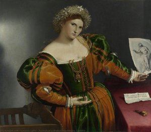 Portrait Of A Woman Inspired By Lucretia — Lorenzo Lotto