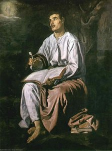 St John The Evangelist At Patmos — Diego Velázquez