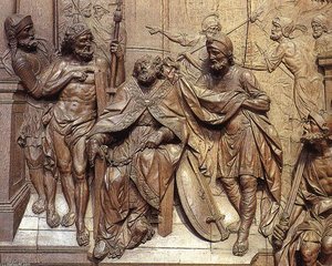 Cartouche (detail) — Theodoor Verhaegen