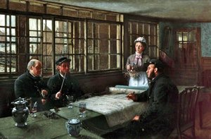 A Nautical Argument — Charles Napier Hemy