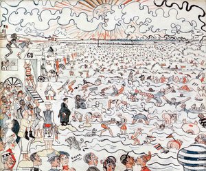 The Baths At Ostend — James Ensor