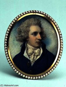 Portrait Of John Swinburne On Ivory — Richard Cosway