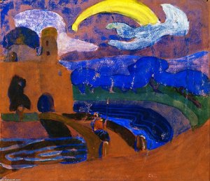 The Comet (also Known As Night Rider.) — Wassily Wassilyevich Kandinsky
